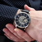 Father's Day Gift From Wife-Men's Openwork Watch-You Mean the World to Me-Love