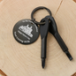 Father's Day Gift From Wife - Engraved Screwdriver Keychain - Trucker Husband
