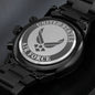 US Air Force Logo - Black Chronograph Watch