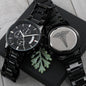 Caduceus Medical Symbol Black Chronograph Watch