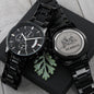 SeaBees Black Chronograph Watch