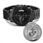 US Marines Black Chronograph Watch