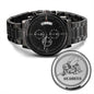 SeaBees Black Chronograph Watch