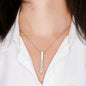 Mother's Day Gift-You Gave Me Life-Greatest Gift-BlueStars-Roman Numeral Necklace