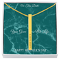 Mother's Day Gift for Mom-You Gave Me Life IX- Roman Numeral Stick Necklace