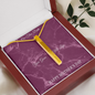 Mother's Day Gift for Mom-You Gave Me Life VIII- Roman Numeral Stick Necklace
