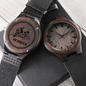 Engraved Wooden Watch - SEABEES Man's Watch