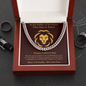 Fathers Day Gift From Family- Cuban Chain/Necklace - Mahogany