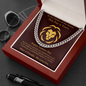 Fathers Day Gift From Family- Cuban Chain/Necklace - Mahogany