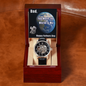 Father's Day Gift From Daughter-Men's Openwork Watch-You Mean the World to Me