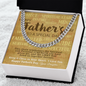 Fathers Day Gift From Daughter-Cuban Chain/Necklace-Spiritual Montage