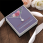 Moms Day Gift From Daughter-Love is Forever Necklace