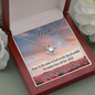 Mother's Day Gift for Mom-Lips of a Child-Tulips-Love Knot Necklace