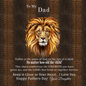 Fathers Day Gift From Daughter - Cuban Chain/Necklace - Lips of a Child - Africa Look