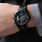 Caduceus Medical Symbol Black Chronograph Watch