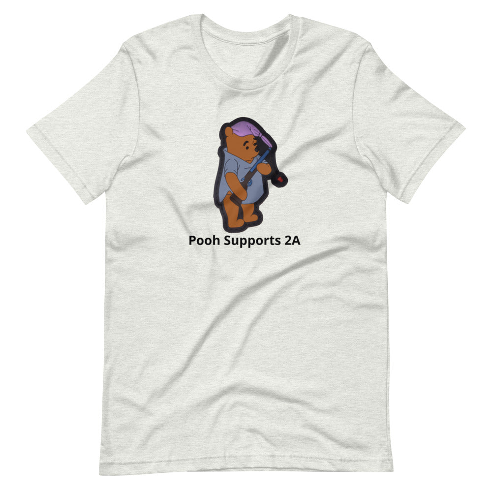Pooh Supports 2A -Light T-Shirt