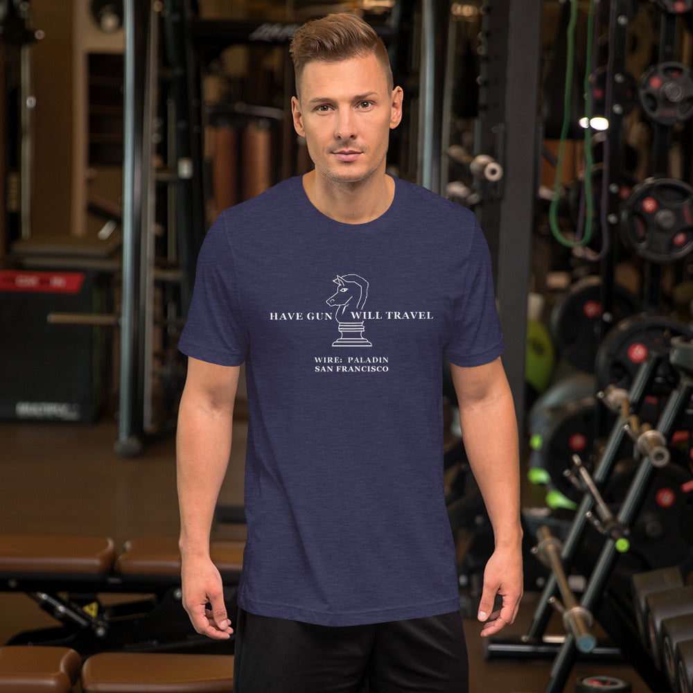 Have Gun Will Travel - Paladin White Image T-Shirt