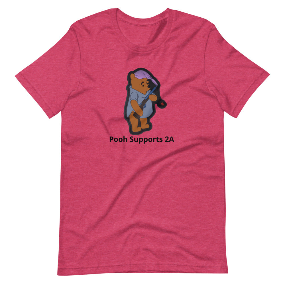 Pooh Supports 2A -Light T-Shirt
