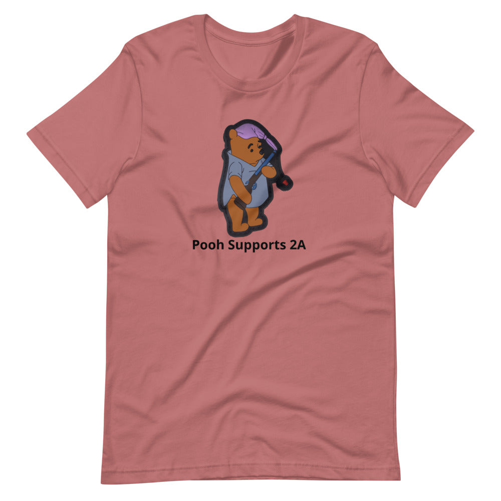 Pooh Supports 2A -Light T-Shirt