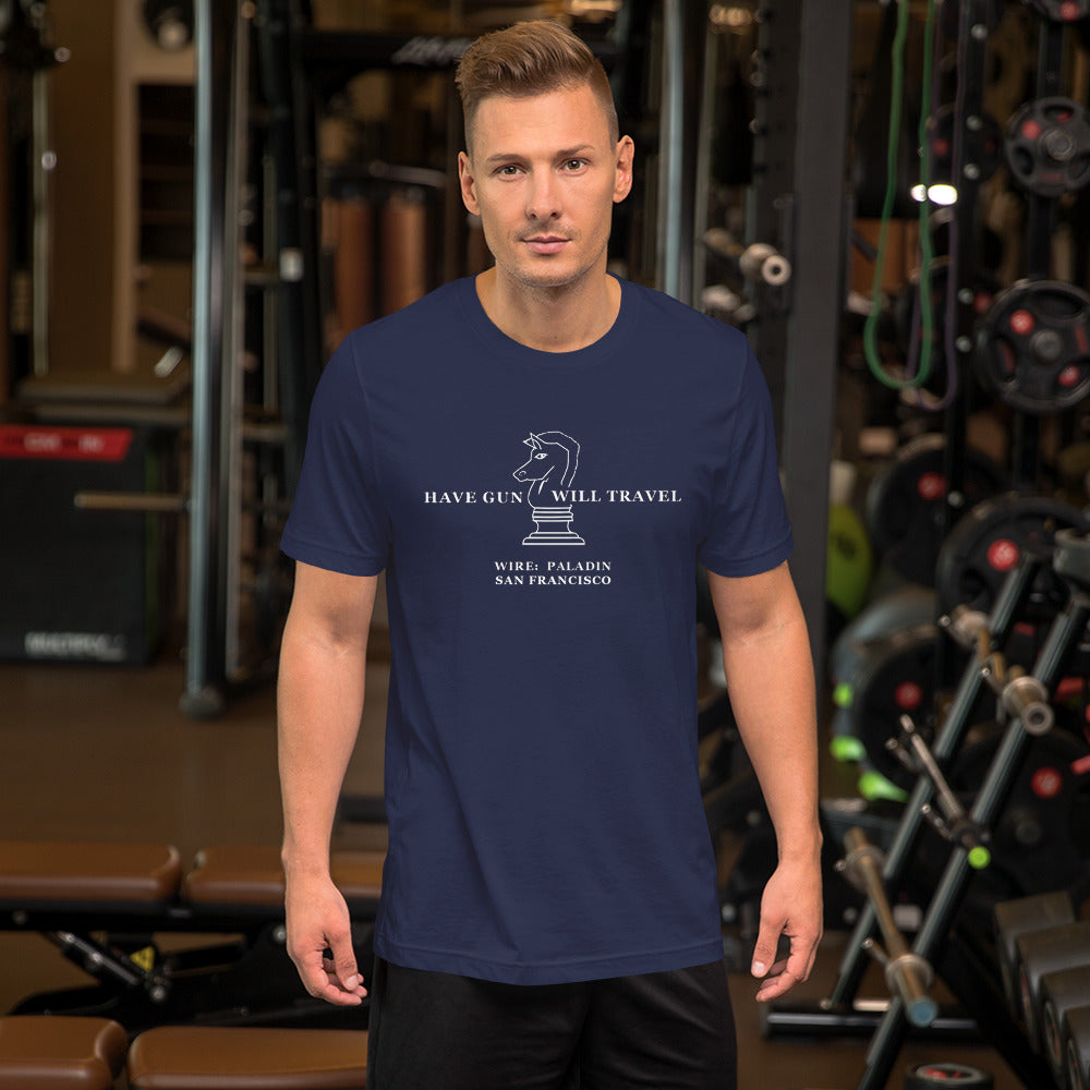 Have Gun Will Travel - Paladin White Image T-Shirt