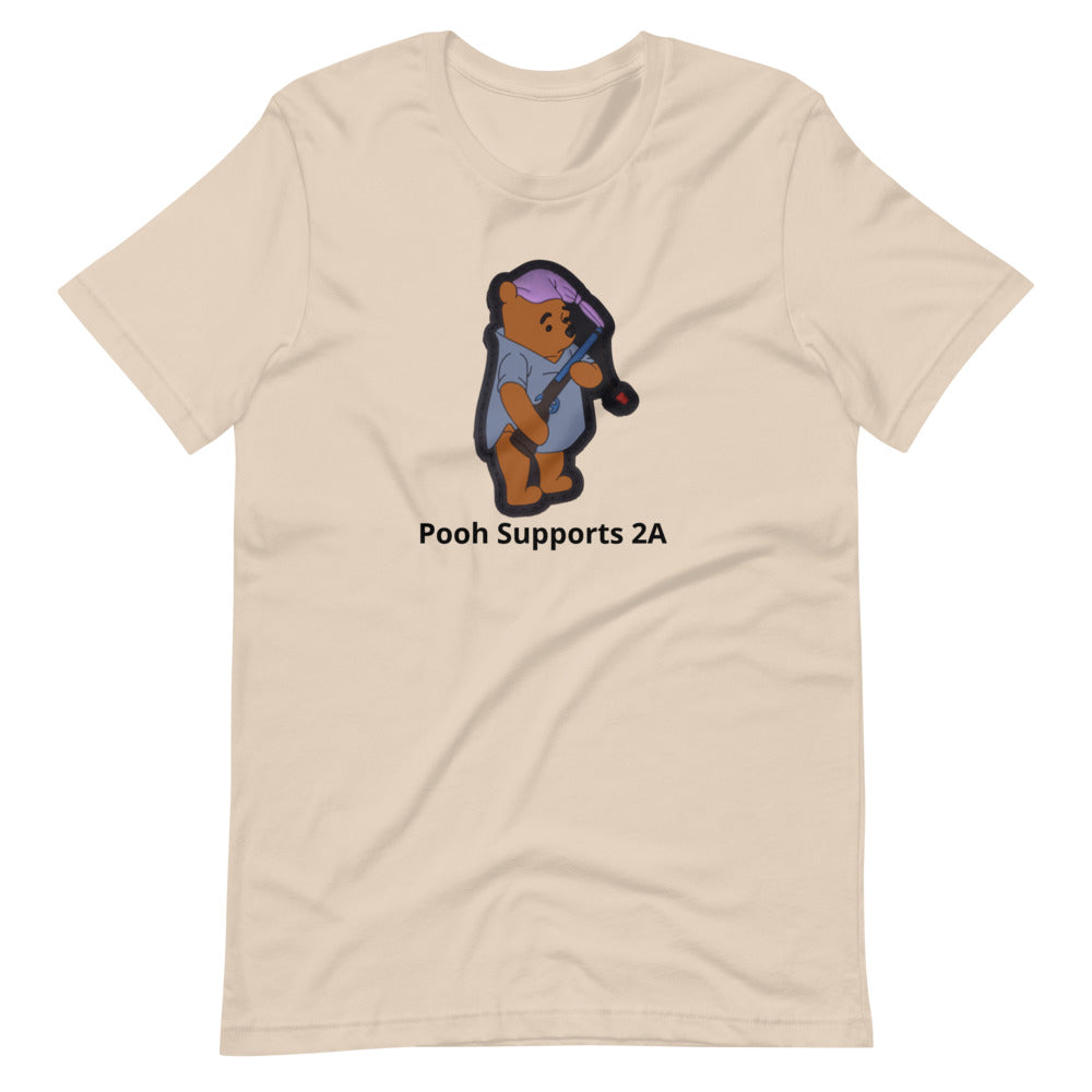 Pooh Supports 2A -Light T-Shirt
