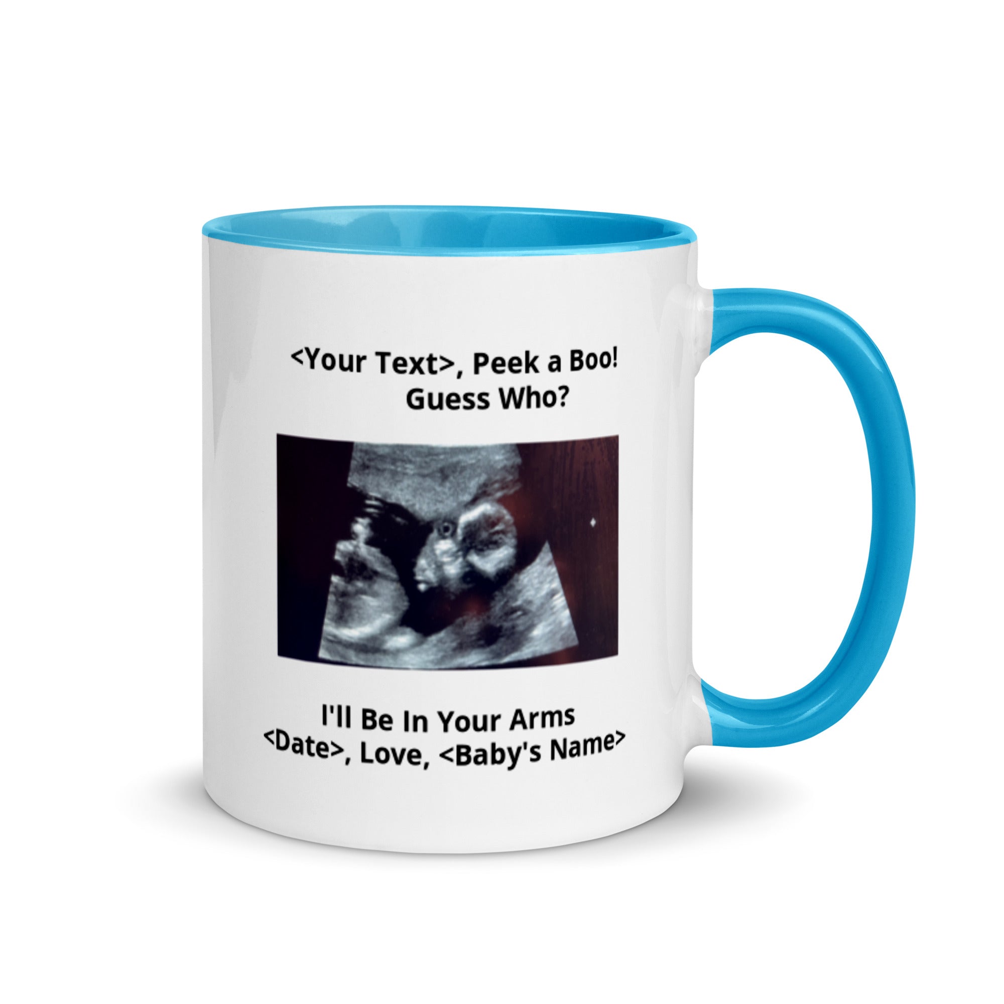 Customize Unborn's Gift to Their Parents - Mug with Color Inside