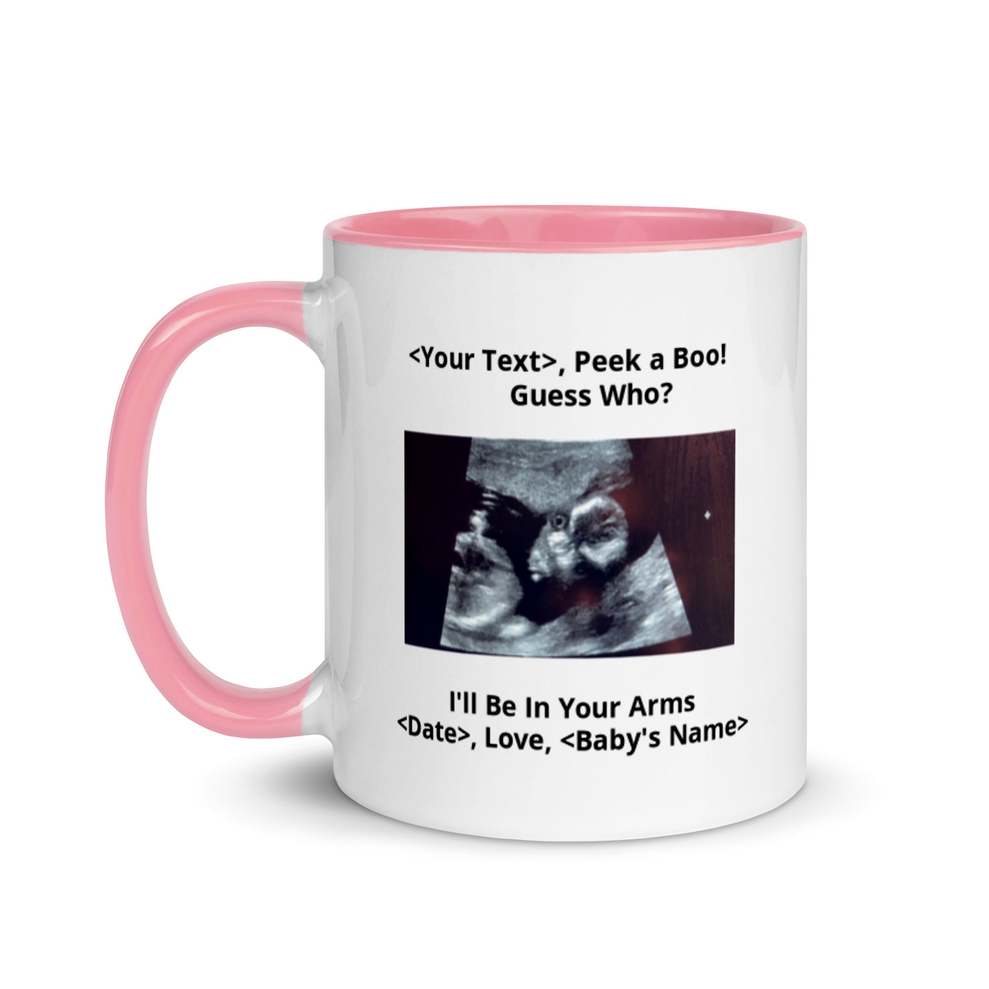 Customize Unborn's Gift to Their Parents - Mug with Color Inside